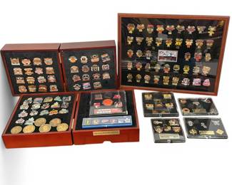 Large Collection Chicago Sports Championship Enamel Pin Sets
