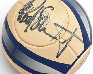 Authentic Autographed ROD STEWART Soccer Ball w/ COA