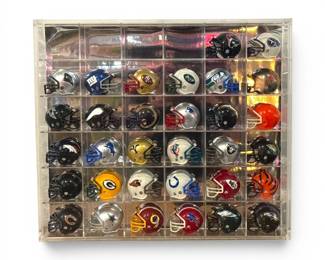 Collection of 32 NFL Mini Helmets