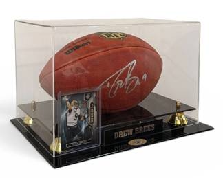 Authentic Autographed DREW BREES New Orleans Saints Football