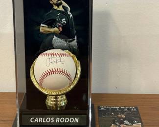 Authentic Autographed CARLOS RODON Chicago White Sox No-Hitter Baseball, PSA Certified