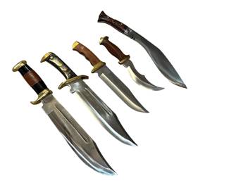 Lot of Bowie Hunting Knives
