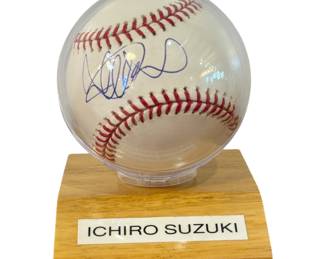Autographed Authentic ICHIRO SUZUKI Baseball W/ COA