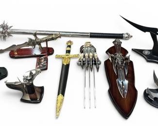 Assortment Cosplay Fantasy Knives, Swords, Etc. KIT RAE