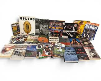 Collection Football and Chicago Sports Coffee Table Books/Novels