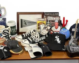 Large Collection of CHICAGO WHITE SOX Baseball Memorabilia
