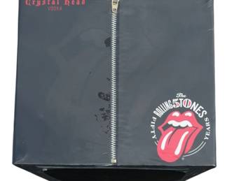 THE ROLLING STONES 50th Anniversary Limited Edition Decanter, CRYSTAL HEAD VODKA NOS, Never Opened