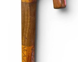 Folk Art Seahorse Cane 