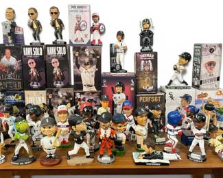 Large Collection of CHICAGO WHITE SOX Baseball Bobble Heads