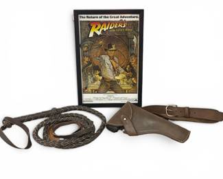 INDIANA JONES Movie Memorabilia Poster Print and Props