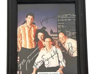 SEINFELD Cast Autographed Photograph w/ COA