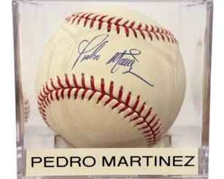 Authentic Autographed PEDRO MARTINEZ Baseball w/ COA
