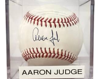 Authentic Autographed AARON JUDGE Baseball w/ COA
