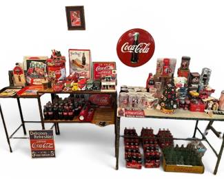 Very Large Collection Vintage Coca-Cola Memorabilia 