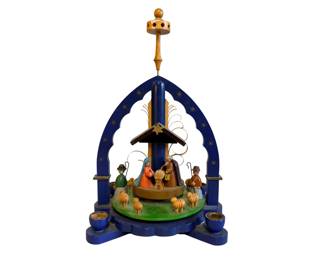 Erzgebirge East Germany Wooden Christmas Pyramid