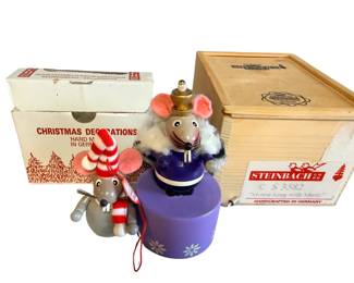 German wooden Christmas collectibles Steinbach