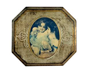 Italian wood jewelry box crafted Florentine Style