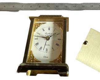 Breckland of England quartz carriage clock