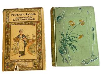 Vintage Mother Goose & Wadsworth Poems Books