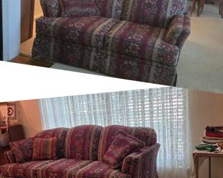 Sofa and love seat