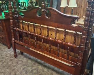 Cherry Lillian Russell Queen Bed - Davis Cabinet Co.