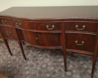 Flame Mahogany Sideboard on Legs