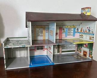 Tin dollhouse