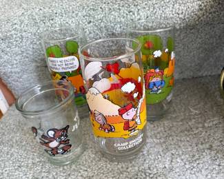 many more cups and mugs with Snoopy, Disney and Elvis