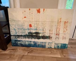 Coastal Pier Wall Art Panel