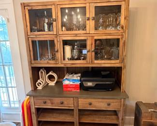 Pier 1 Buffet Hutch Cabinet