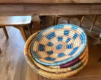 Natural Wicker Charger Basket Set
