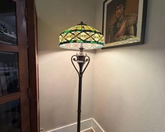 Tiffany Style Stained Glass Floor Lamp