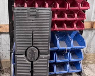 Tool Shop Parts Bins and Utility Ramp