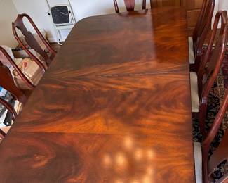 Mahogany dining table - seats 12