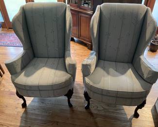 Queen Anne arm chairs