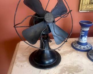 antique Busy B fan