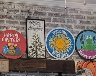 Handpainted Seasonal signs