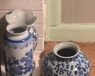 Blue and White Pottery