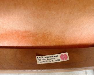 Knoll International Bentwood Teak Dining Chair