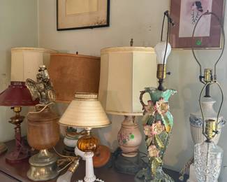 Brighten up your home with this beautiful assortment of vintage lamps! This collection features a wonderful mix of mid-century, traditional, and unique statement pieces.