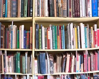 The upcoming estate sale features a collection of books so massive, it is officially classified as a structural hazard to the second floor. Whether you are looking for rare historical knowledge, a vintage recipe for gelatin salad, or just enough heavy hardcovers to build a literal fortress in your living room, this sale has you covered.