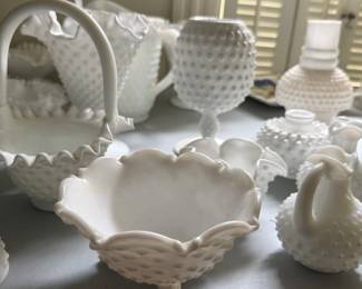 From delicate ruffled candy dishes and footed goblets to miniature pitchers and baskets, these pieces are the ultimate chameleon for home decor. Whether you are using them to hold fresh spring blooms, styling them on a rustic farmhouse shelf, or displaying them together for a clean, monochromatic look, they never fail to add instant charm.