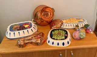 Copper Molds, Kitchen Ceramic Wall Decor