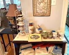 Plenty linens and Asian items