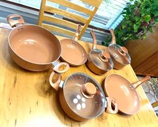 Kutime copper pot set