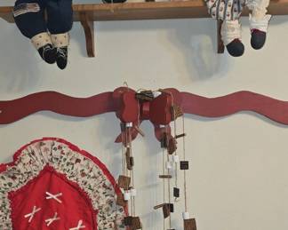 Wooden Shelves - Christmas Decor 