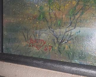 Signature on Painting 