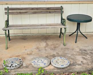 Park Bench - Side Table