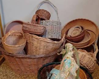 Array Of Beautiful Woven Baskets