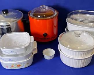 CorningWare, Deep Fryer And CrockPot Lot